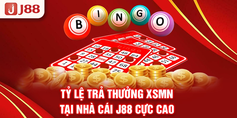 Tỷ lệ trả thưởng XSMN tại nhà cái J88 cực cao