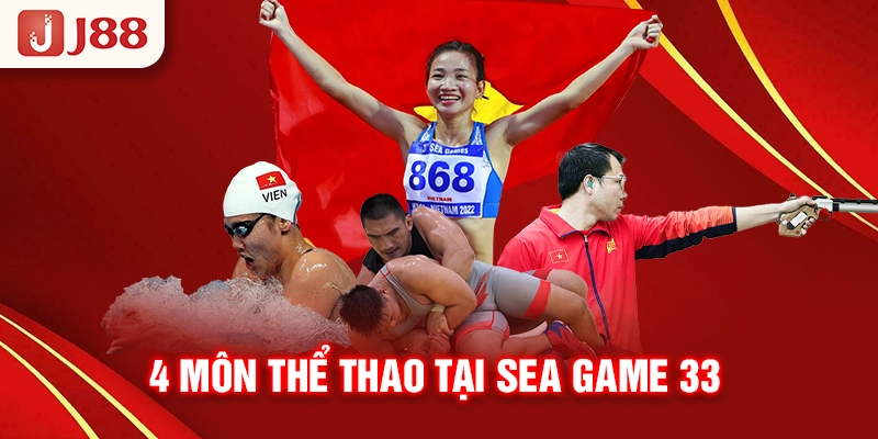 4 môn thể thao tại sea game 33
