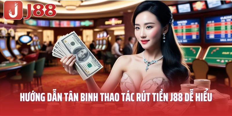 Hướng dẫn tân binh thao tác rút tiền J88 dễ hiểu